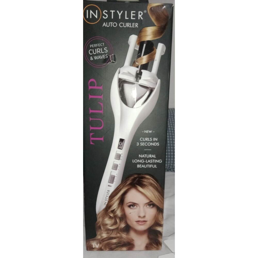 Tulip Instyler Automatic Hair Curler Ceramic Barrel Professional Up To 430°
